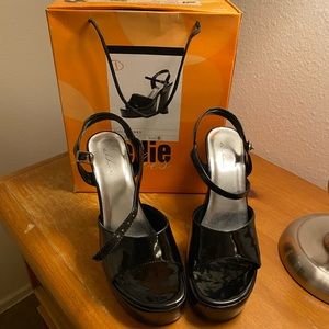 Costume Shoe Platform Open Toe